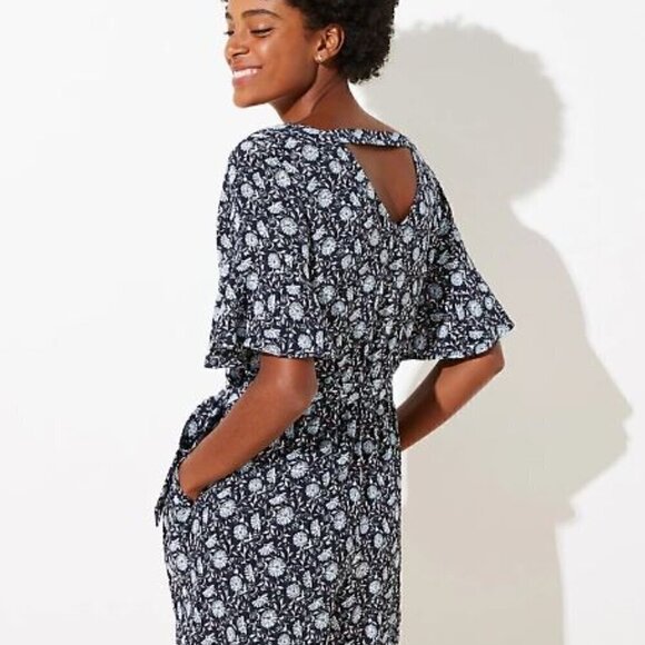 Loft ROMPER Daisy Bar Back Flutter - Picture 2 of 12